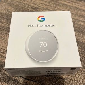Google Nest G4CVZ Programmable Wifi Thermostat Snow